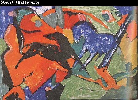 Franz Marc Two Horses (mk34)